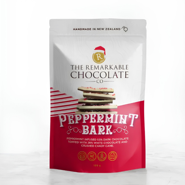 Remarkable Chocolate Bark Peppermint 125g