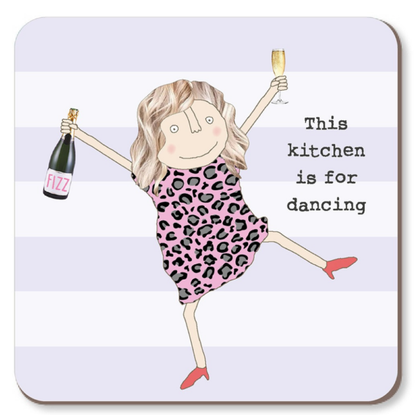 Rosie Made A Thing Dancing Kitchen Coaster