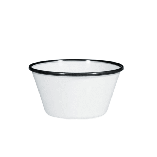 Ryner Melamine Evoke Black Rim Bowl 475ml