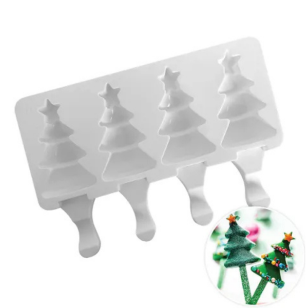 Cake Craft Christmas Tree Popsicle Mould