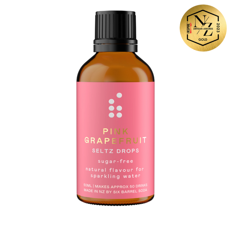 Six Barrel Soda Pink Grapefruit Seltzer Drops 50ml