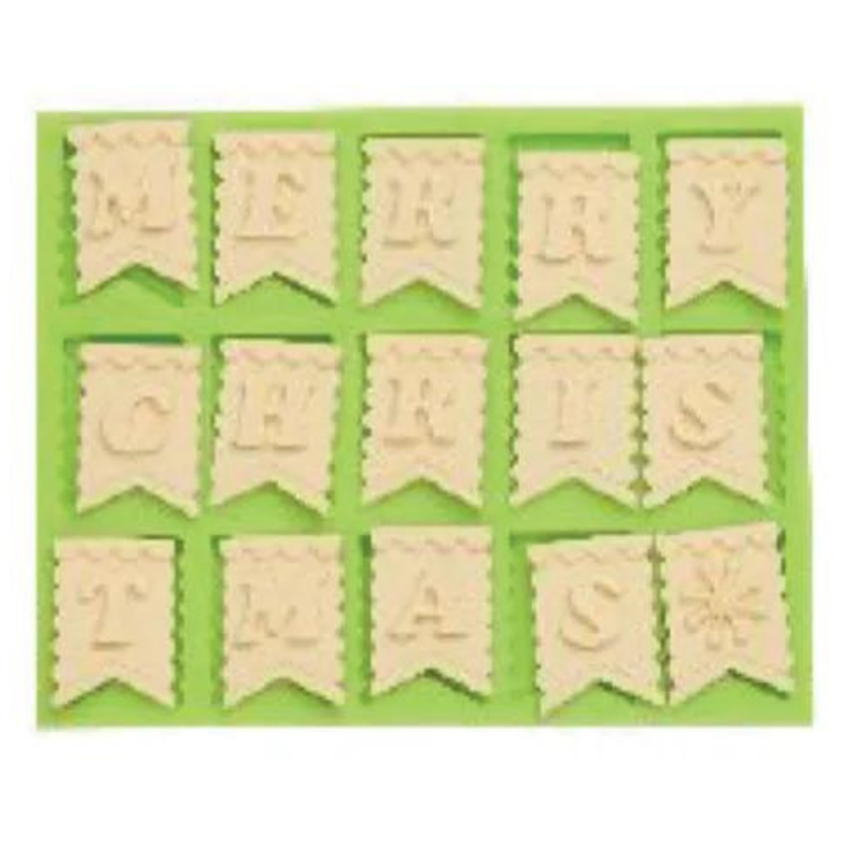 Silicone Mould Christmas Message