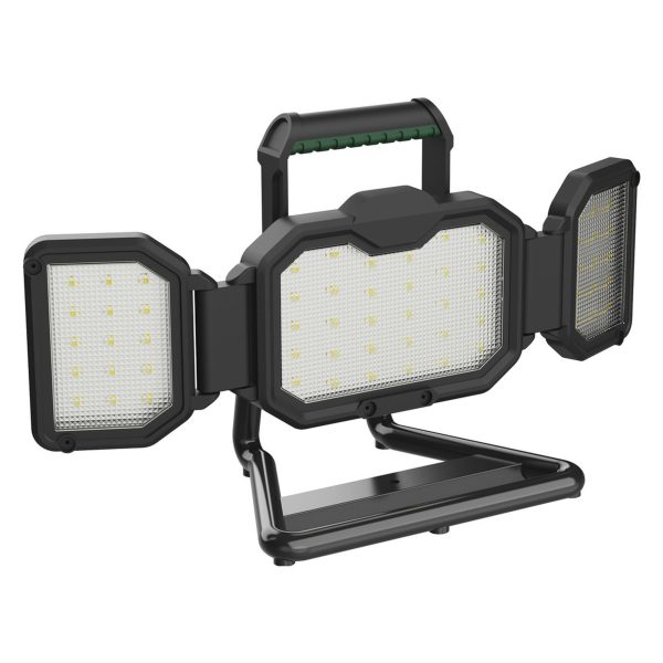 3000LM Rechargeable Triple Head Work Light