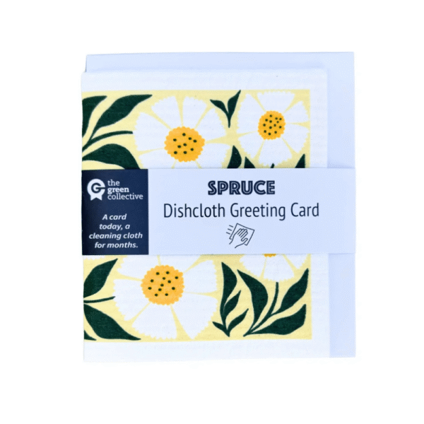 SPRUCE Dishcloth Gift Card Daisy