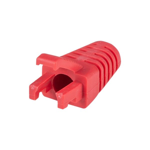 Red RJ45 Strain Relief Boot Slimline w/ Clip Protector 6.0mm Outside Diameter 20pk