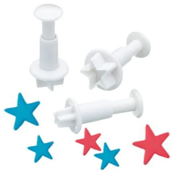 Star Plunger Cutters Set of 3