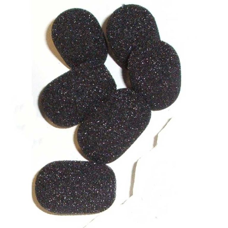 Foam Microphone Cushions for Corded Headsets - Bag of 10