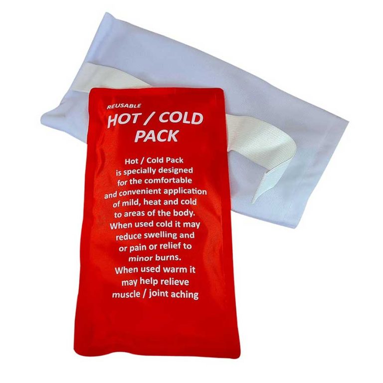 Reusable Hot or Cold Gel Pack with Sleeve - Large