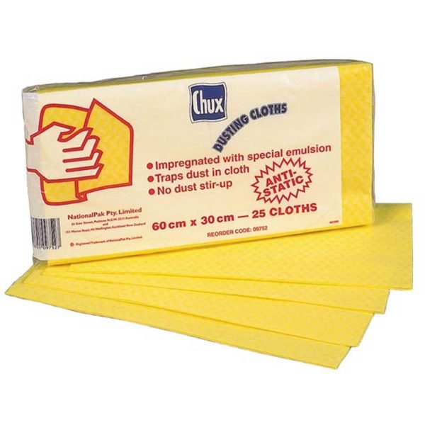 Chux Anti-Static Dusting Cloth - Pack of 25