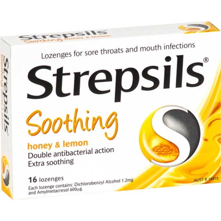 Strepsils Soothing Lozenge Honey & Lemon - Pack of 16
