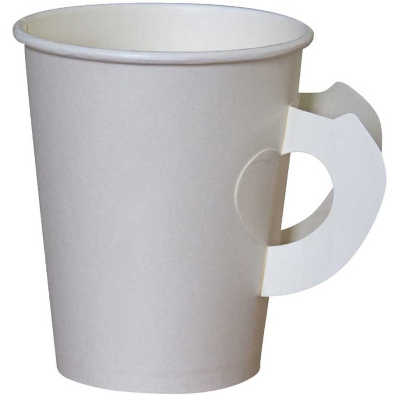 Huhtamaki Single Wall Handle Paper Cup 285ml/8oz - Pack of 50