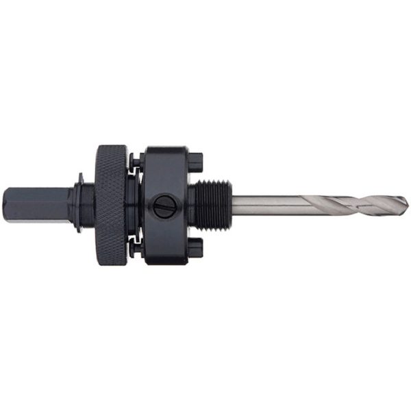 Alpha Bi-Metal HSS Large Hex Shank Holesaw Arbor - 32mm to 250mm