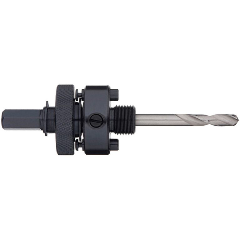 Alpha Bi-Metal HSS Large Hex Shank Holesaw Arbor - 32mm to 250mm