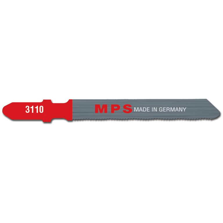 MPS Jigsaw Blade HSS, Straight Cuts in Extra Thin Metal - 75mm x 28TPI, Pack of 5