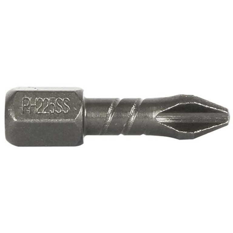 Alpha Phillips Insert Impact Torsion Thunderzone Driver Bit, Pack of 10 – PH2 x 25mm