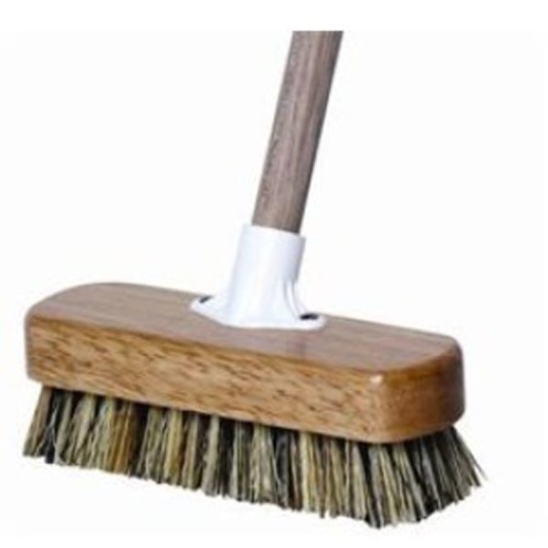 Wooden Deck Scrubbing Broom