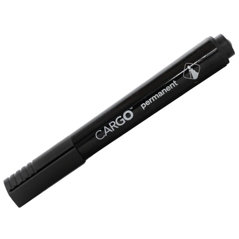 Cargo Permanent Marker Recycled Bullet Tip 2.5mm Black - Box of 12