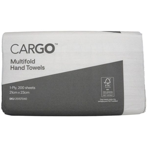 Cargo Multifold Hand Towel - Carton of 20 Packs