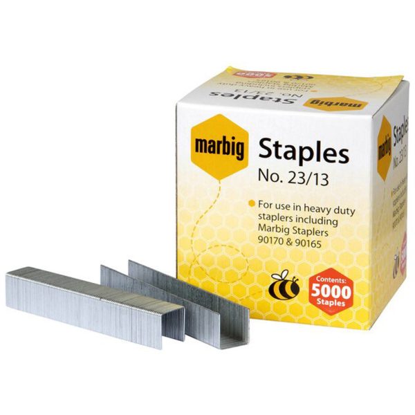 Marbig 23/13 Heavy Duty Staples - Box of 5000