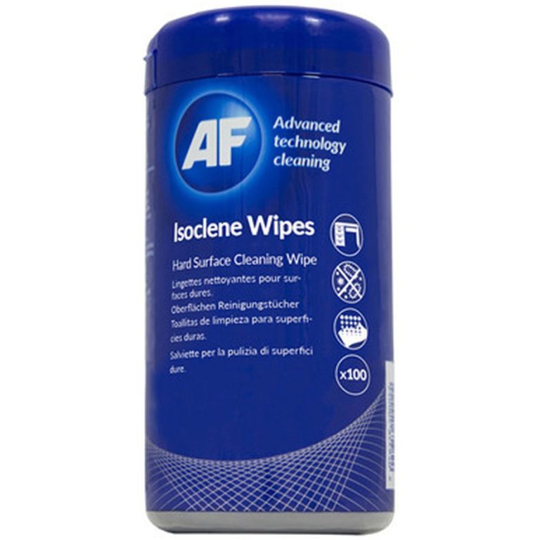 AF Isoclene Anti Bacterial Cleaning Wipes - Tub of 100