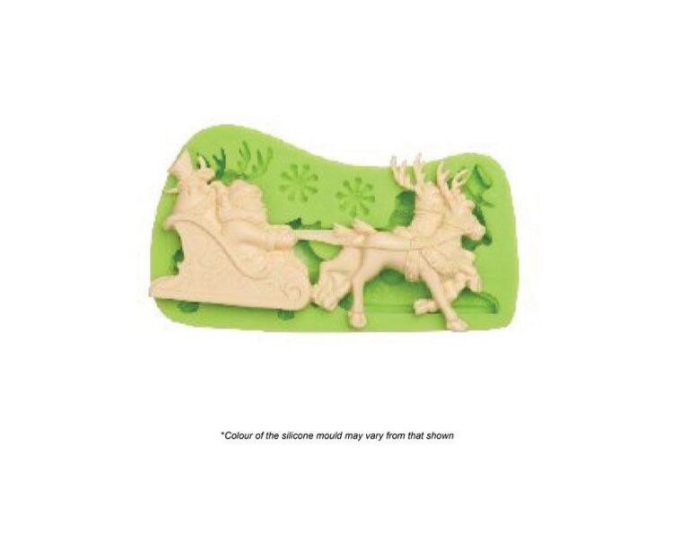 Silicone Mould Santa Sleigh