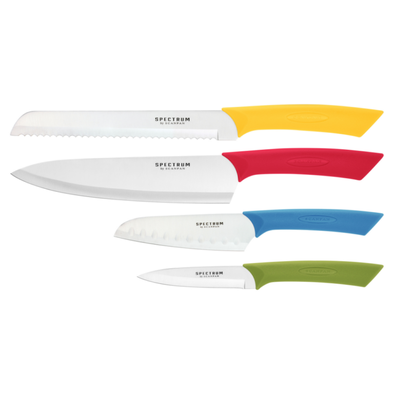 Scanpan Spectrum Knife Coloured Set of 4
