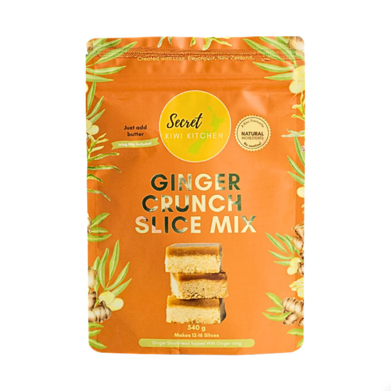 Secret Kiwi Kitchen Ginger Crunch Slice Mix 540g