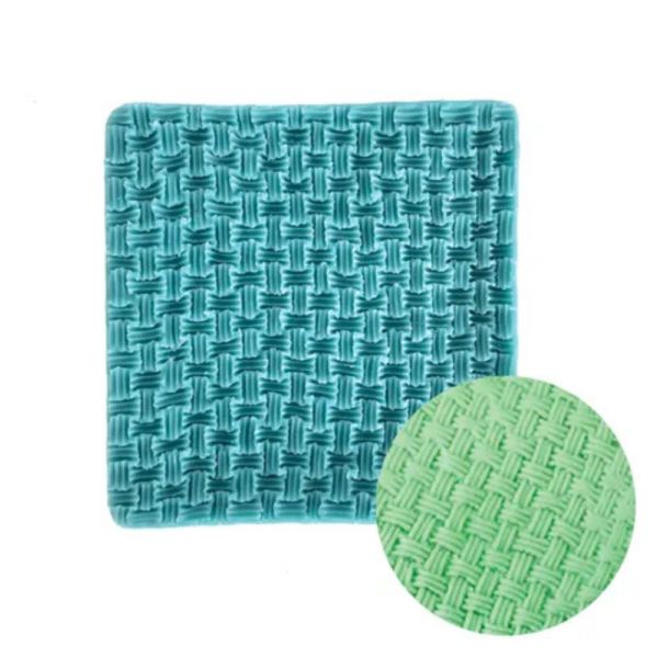 Silicone Mould Basket Weave