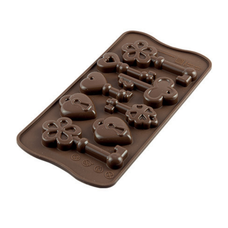Silikomart Silicone Chocolate Mould Choco Keys 18 holes