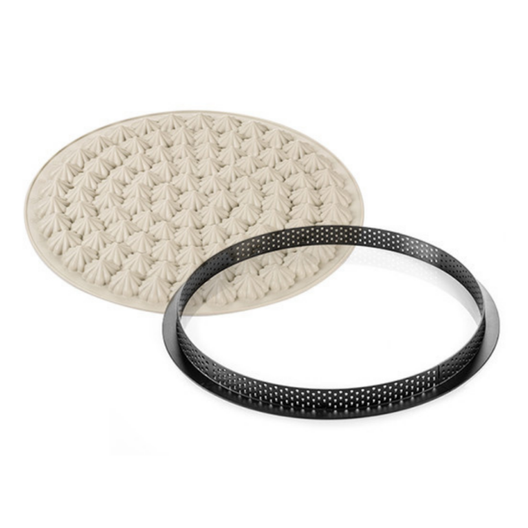 Silikomart Silicone Mould & Tart Kit Meringué 2 Piece