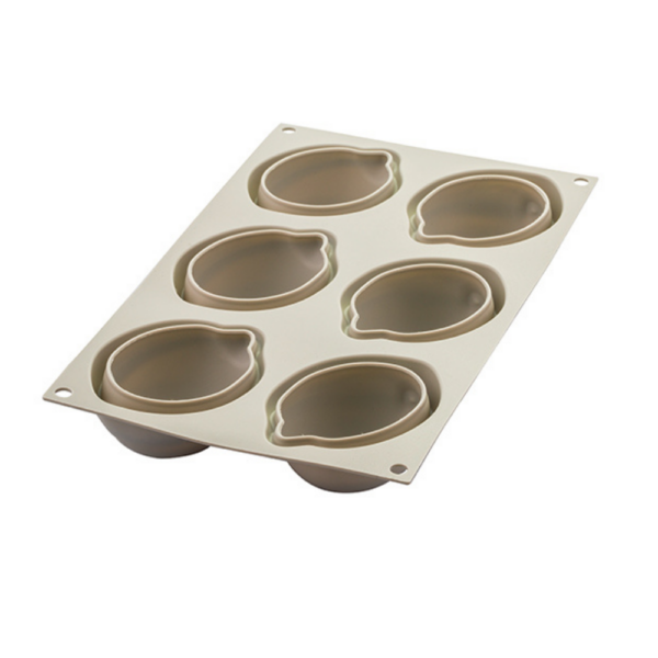 Silikomart 3D Silicone Mould Mini Lemons 6 Cavity
