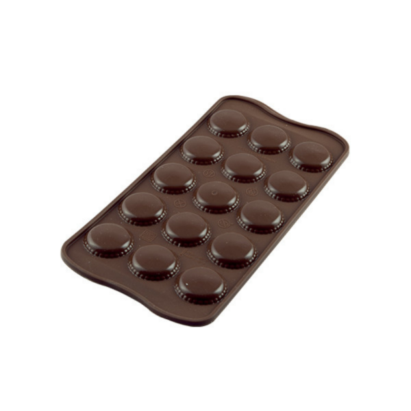 Silikomart Silicone Chocolate Mould Macaron 15 holes
