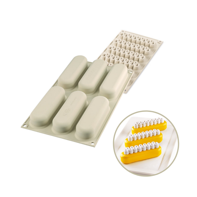 Silikomart 3D Silicone Pop Eclair Kit 2 Piece