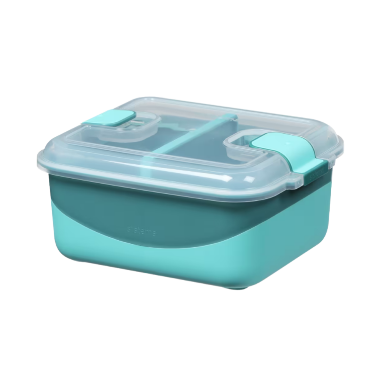 Sistema Heatables Rectangle Container with Divider 1.35L (Assorted Colours)