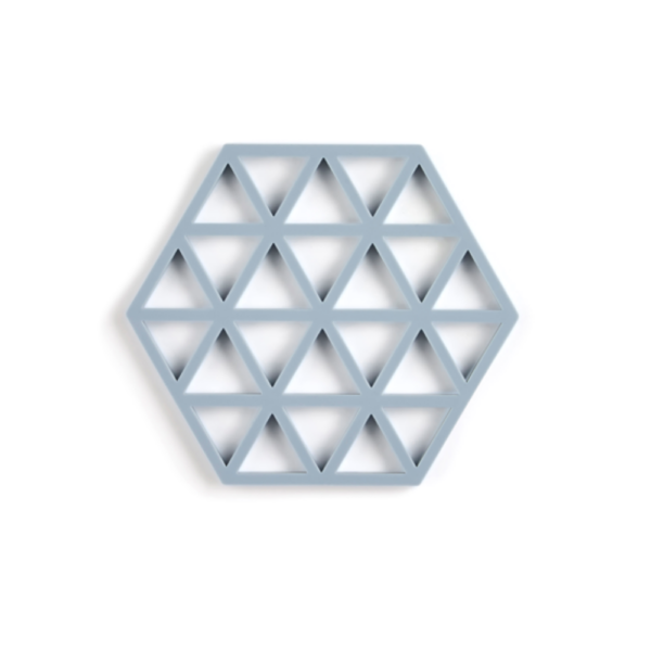 Zone Denmark Triangles Trivet Silicone Small Sky
