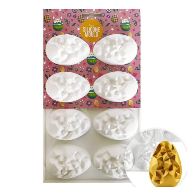 Small Geode Egg Silicone Mould