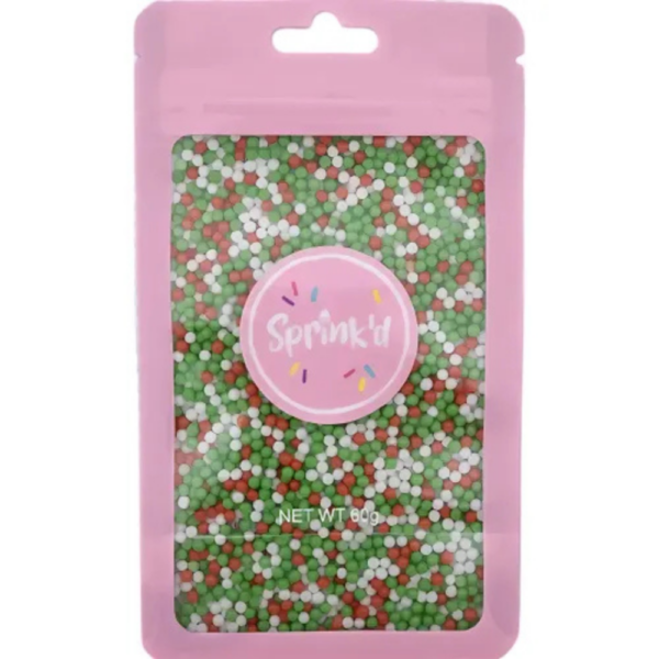 Sprink’d Christmas Non Pareils 60g