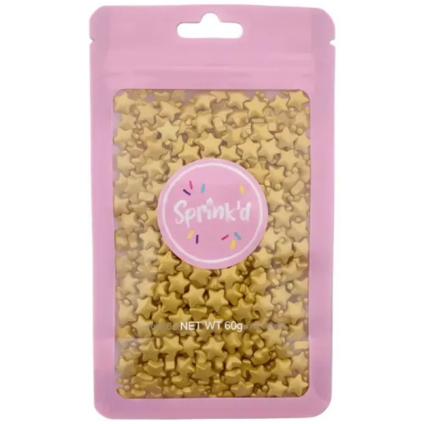 Sprink’d Stars 7mm Gold