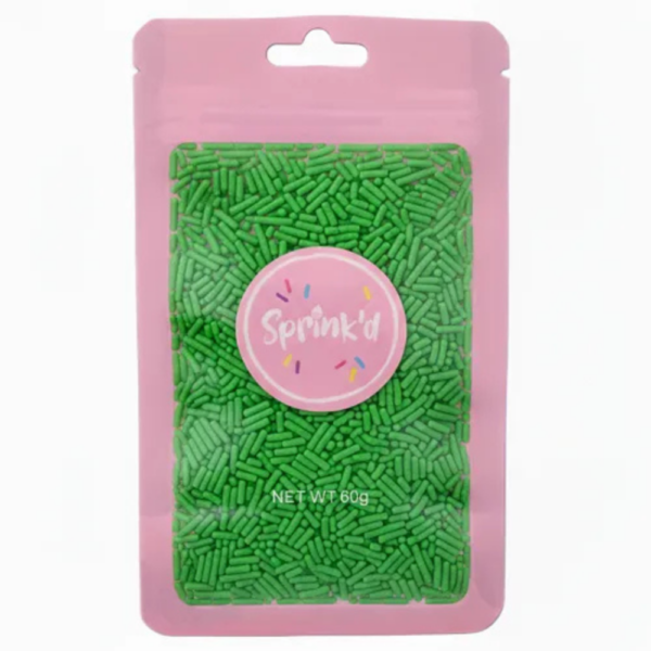 Sprink’d Green Jimmies 60g
