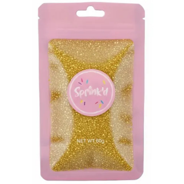 Sprink’d Sanding Sugar Gold 60g