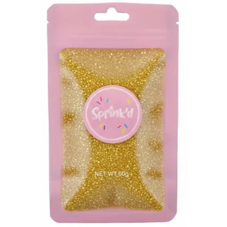 Sprink’d Sanding Sugar Gold 60g