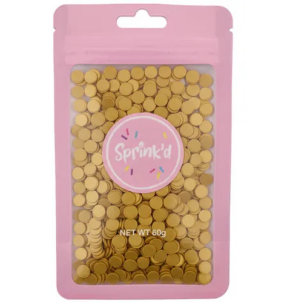 Sprink’d Sequins 7mm 60g Gold