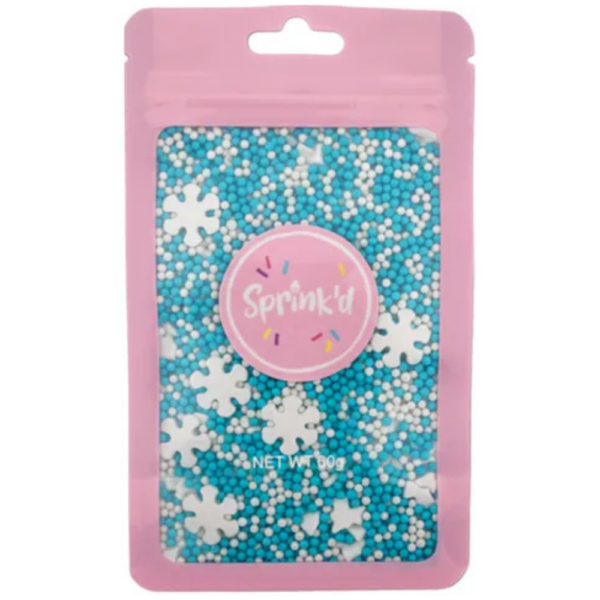 Sprink’d Snowflakes 2mm Sugar Balls