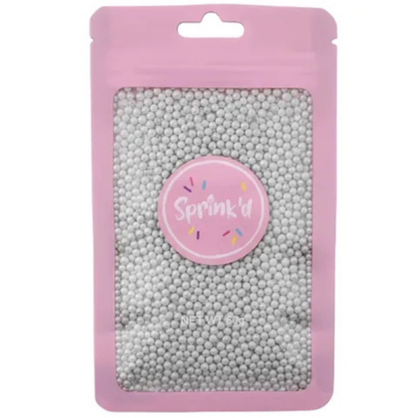 Sprink’d Sugar Balls 2mm Silver