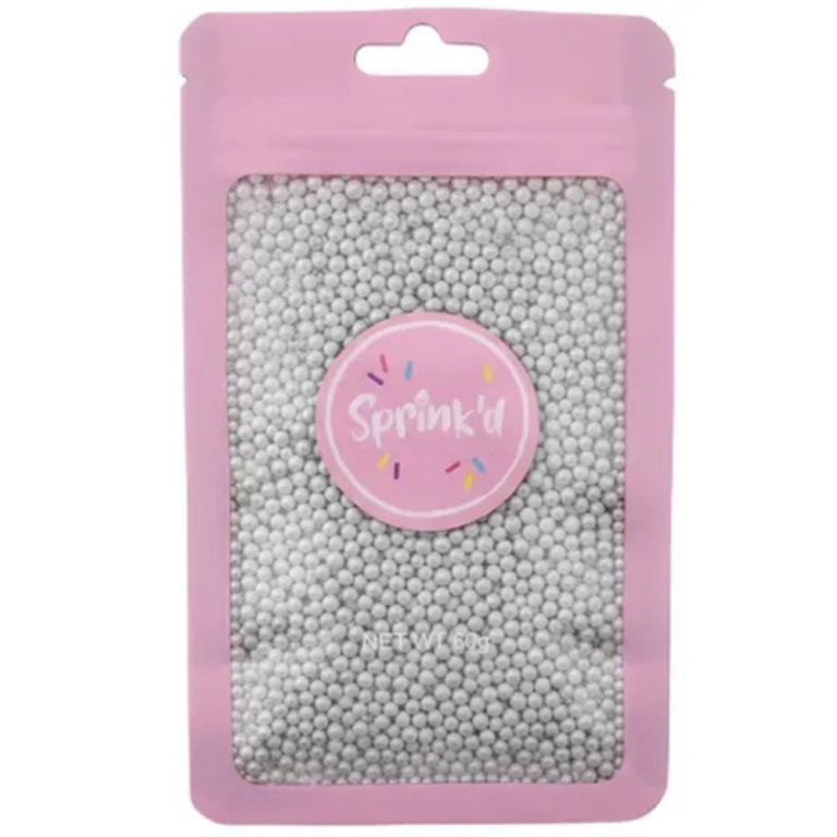 Sprink’d Sugar Balls 2mm Silver