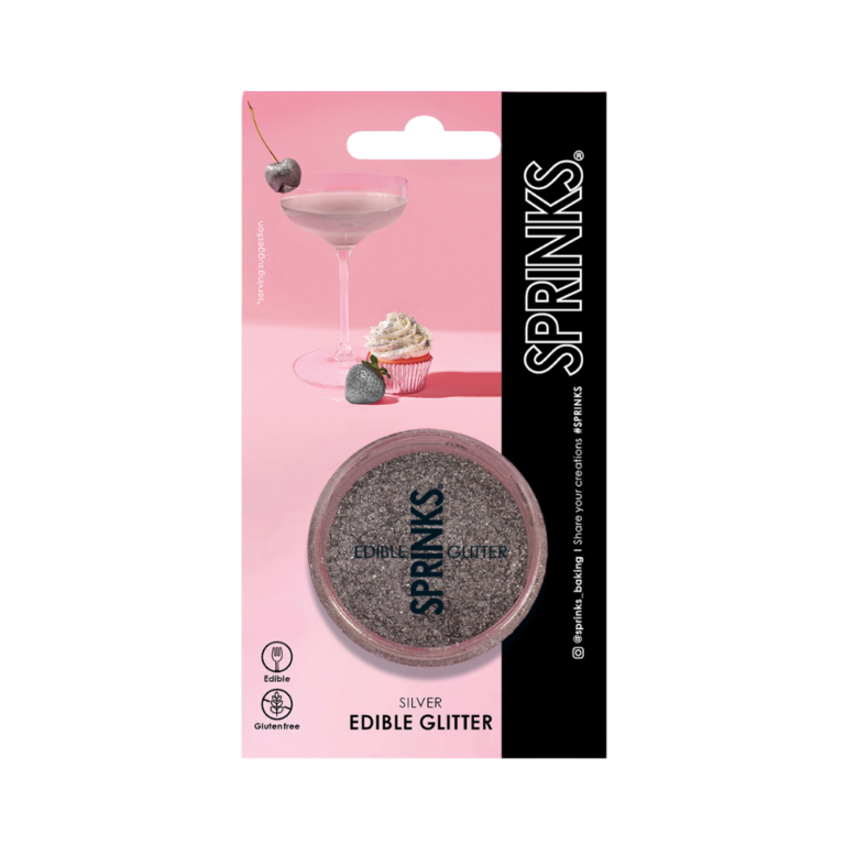 Sprinks Edible Glitter 2g Silver