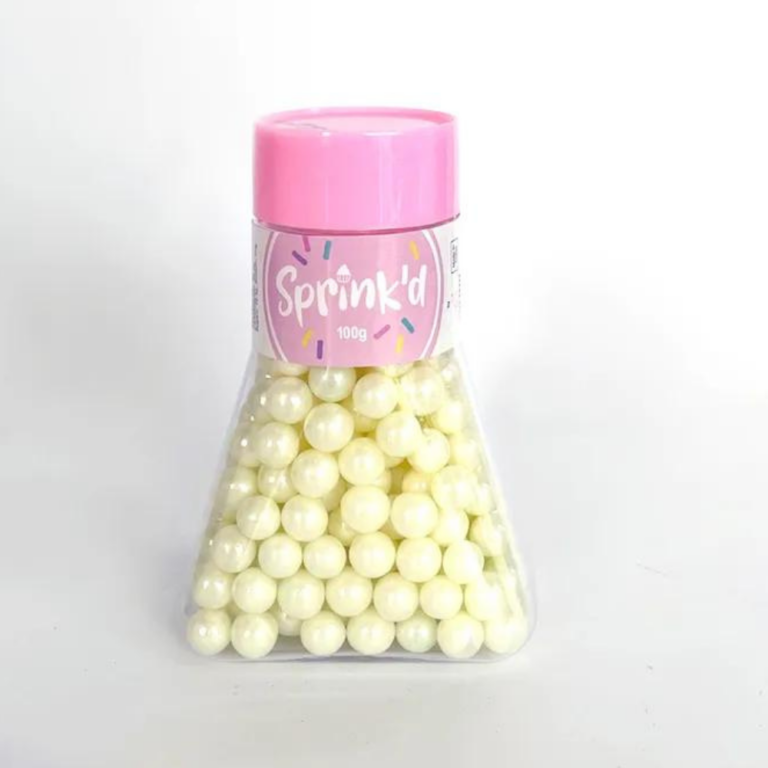 Sprink’d Sugar Balls 8mm Ivory