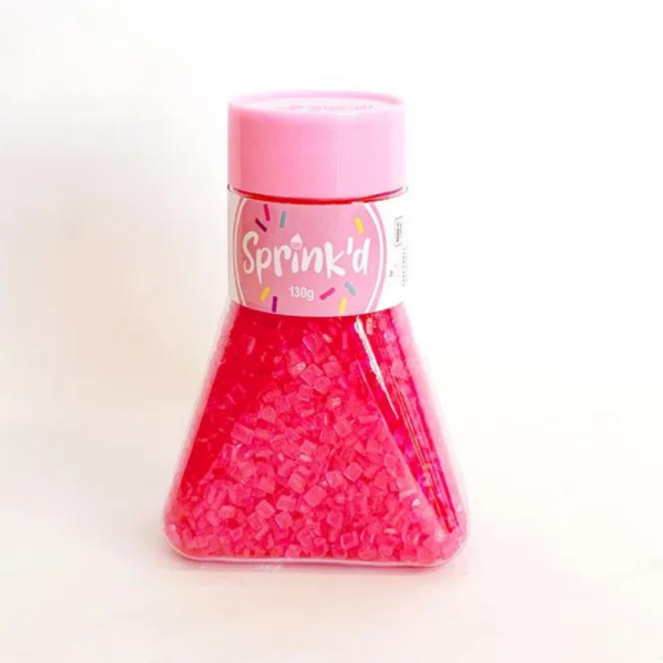 Sprink’d Sugar Rocks Bright Pink