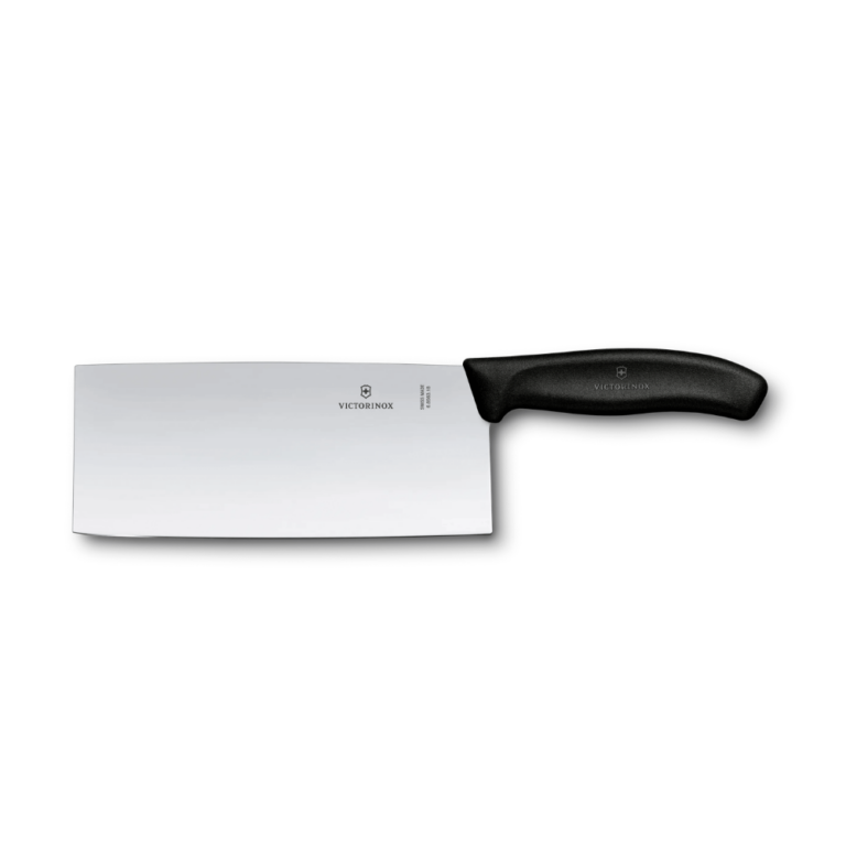 Victorinox Swiss Classic Chinese Style Chefs Knife Black 18cm