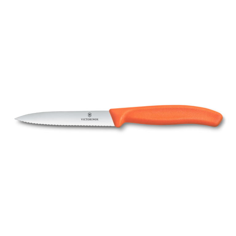 Victorinox Swiss Classic Paring Knife Pointed Tip Wavy 10cm (11 Colours)